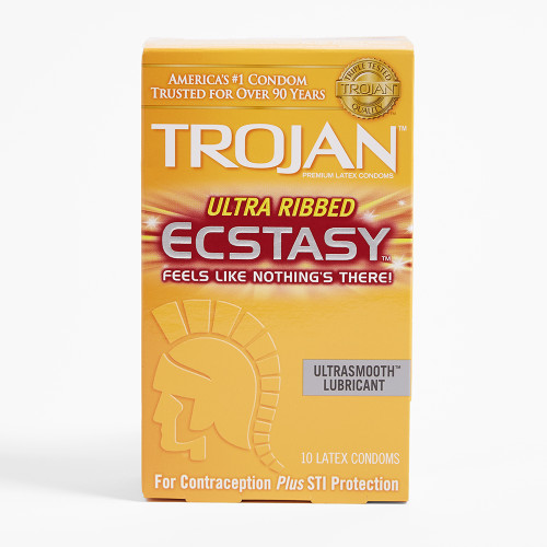 Trojan Ultra Ribbed Ecstasy
