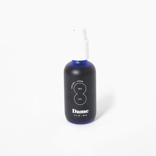 Dame Massage Oil bottle front