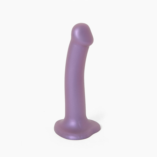 Strap-On-Me Metallic Shine Dildo Purple