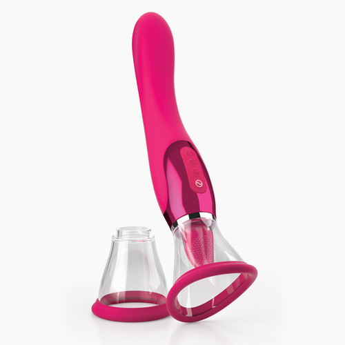 JIMMYJANE Apex Four-in-One Dual-Ended Tongue Flicking Suction Vibrator