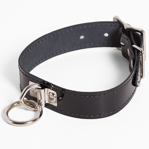 Patent Leather Collar with O-ring