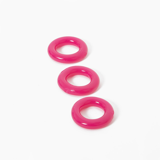 Oxballs Willy Rings 3 Pack Hot Pink