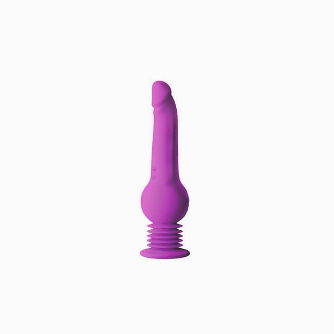 Blush Impressions New York Gyroquake Thumping Vibrating Dildo with Suction Cup