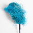 Ostrich Feather Tickler Blue