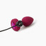 b-Vibe Vibrating Jewel Plug S/M Pink Ruby charging