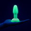 b-Vibe Glow-in-the-Dark Rimming Petite Butt Plug Hand Held