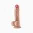 Shaft 'A' 7.5" Silicone Suction Cup Dildo with Balls