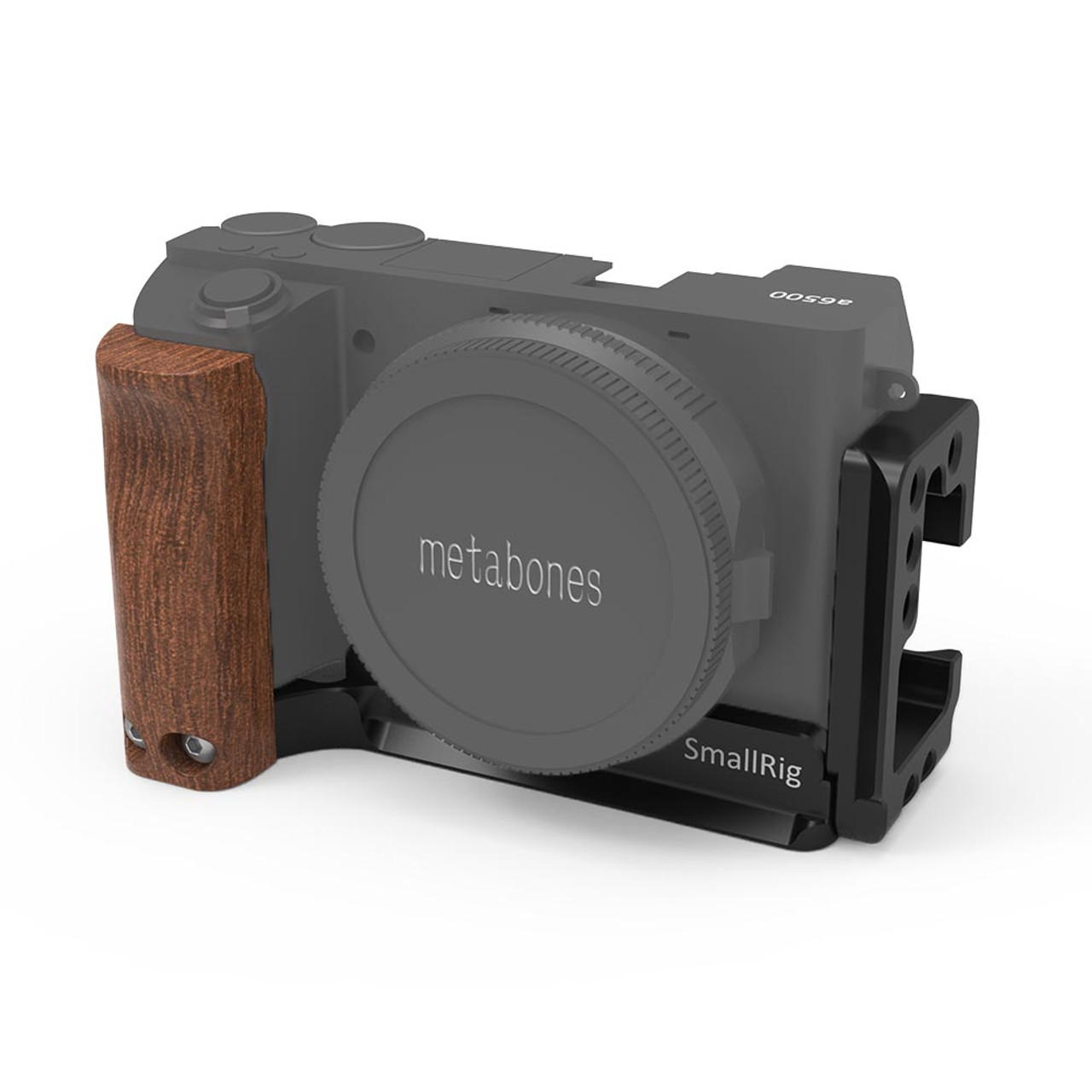 Smallrig Quick Release L Bracket With Wooden Grip For Sony A6500