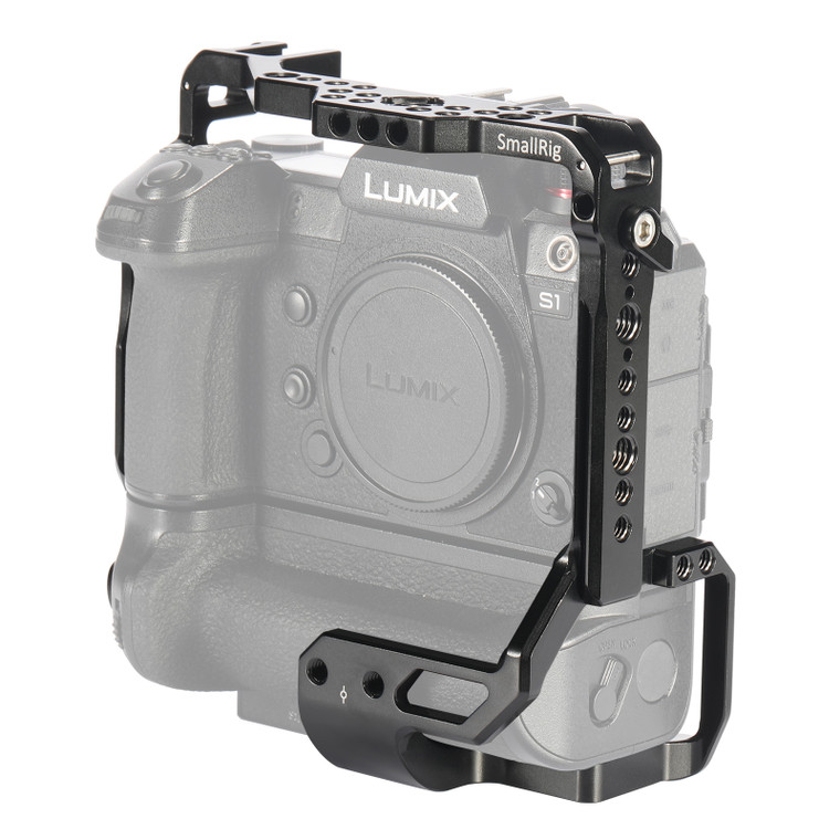 SmallRig Cage for Panasonic S1/S1R with DMW-BGS1 Battery Grip CCP2410