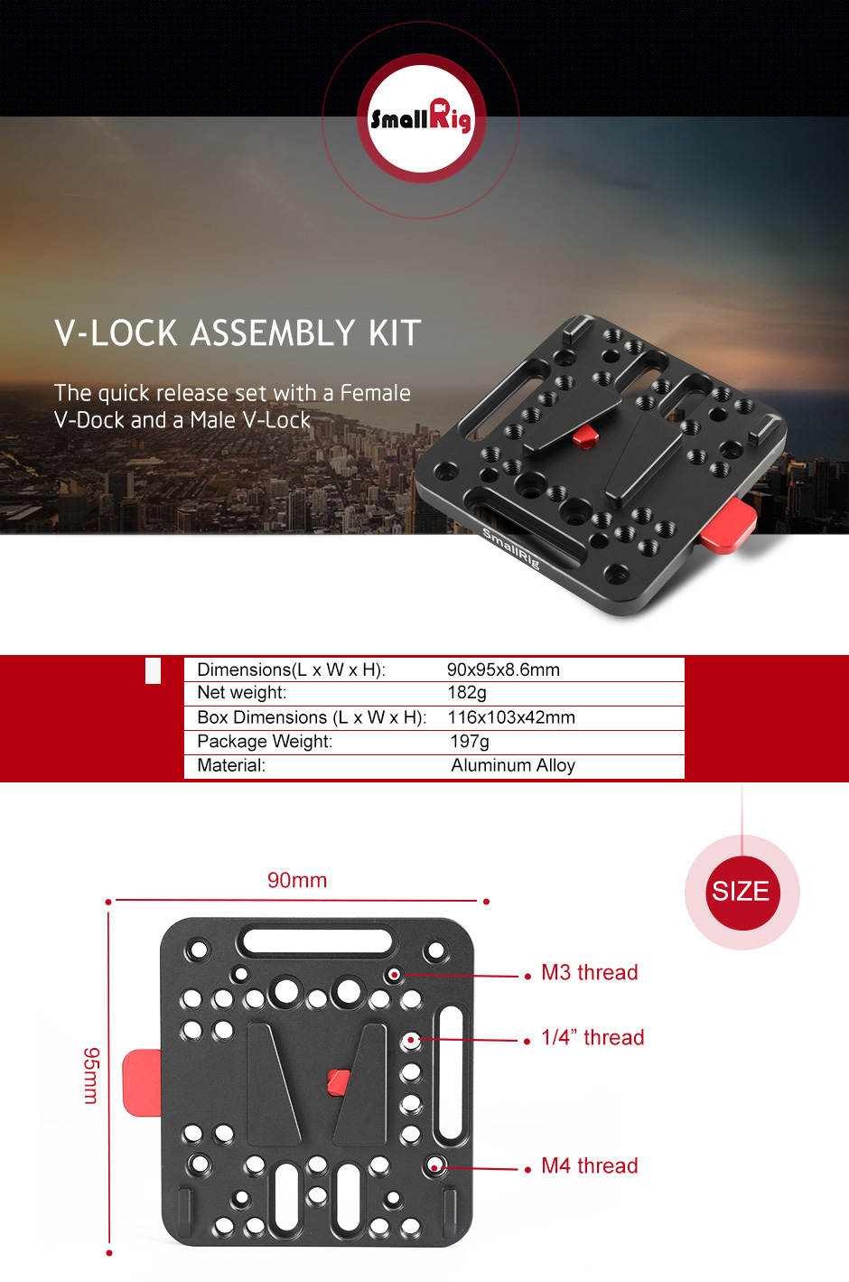 v-lock assembly kit 1846
