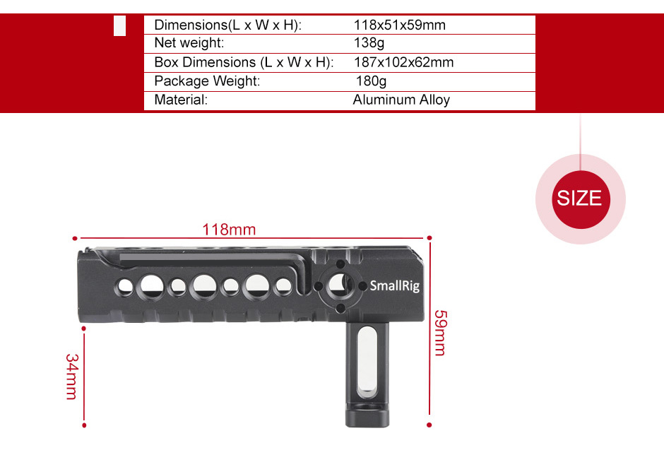 top handle