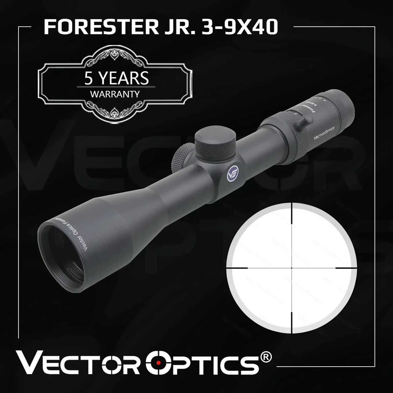 PSG-１専用マウント付　Forester Jr Power 3-9x40 Amazon | ベクターオプティクス Forester Jr Power 3-9x40 SCOM