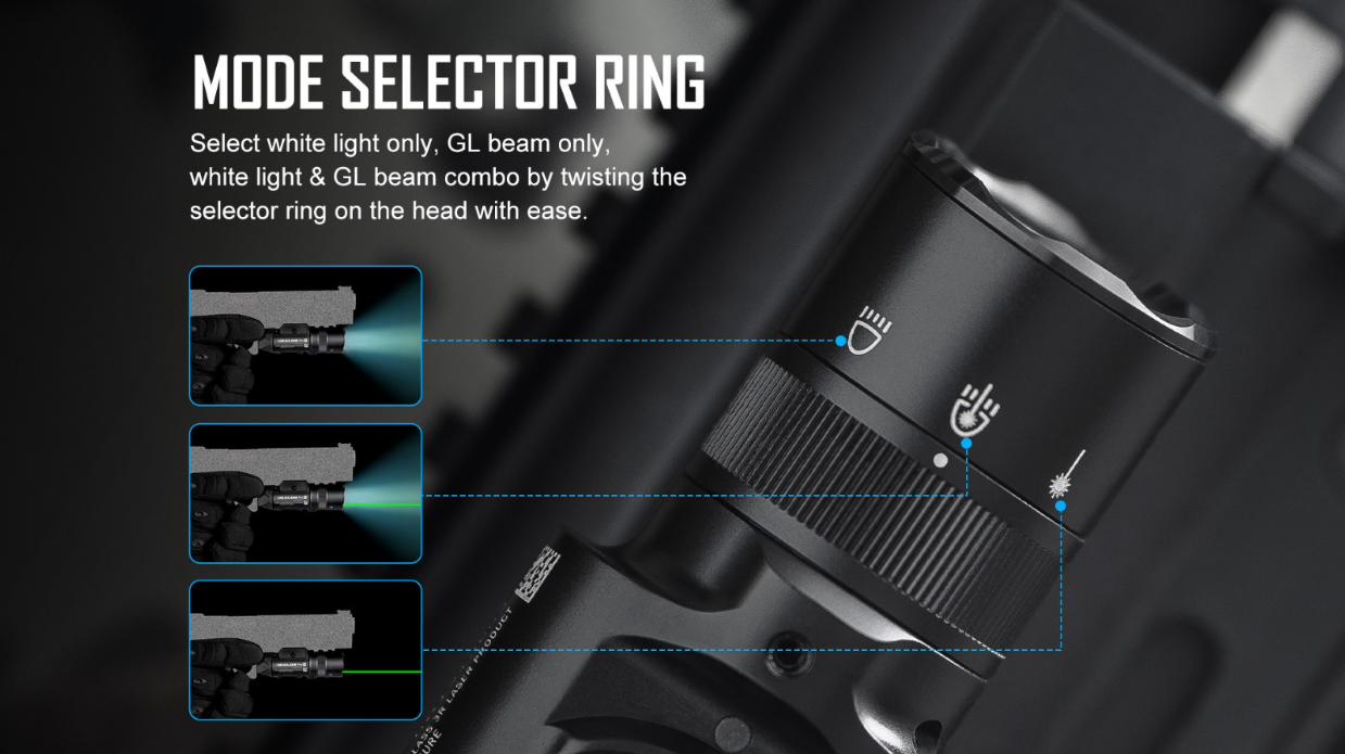 Baldr Pro R Pistol Light (Green Laser)