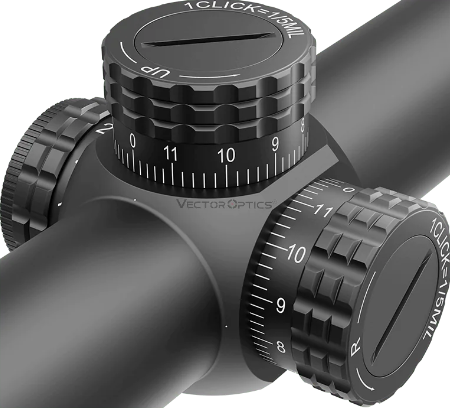 VictOptics S6 1-6X24 - Fiber Dot Reticle