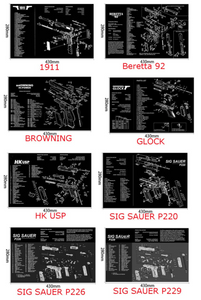 Pistol Maintenance Mats