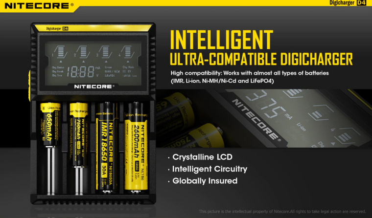 Nitecore D4 Charger