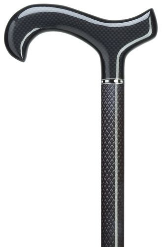 Men's Carbon Fiber Triple Wound Walking Cane Exquisite Canes