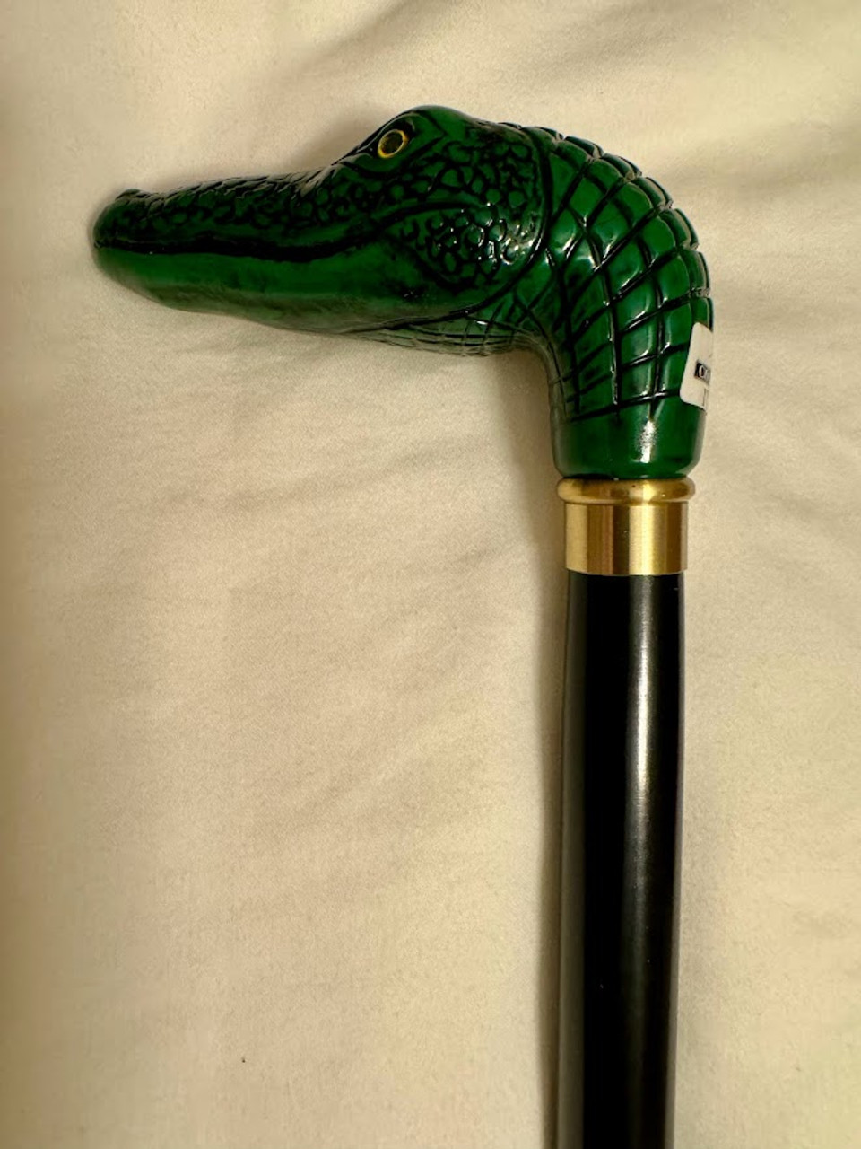 Concord of Italy Green Alligator Head Walking Cane - Exquisite Canes