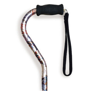 Adjustable Offset Compass Rose Walking Cane Exquisite Canes