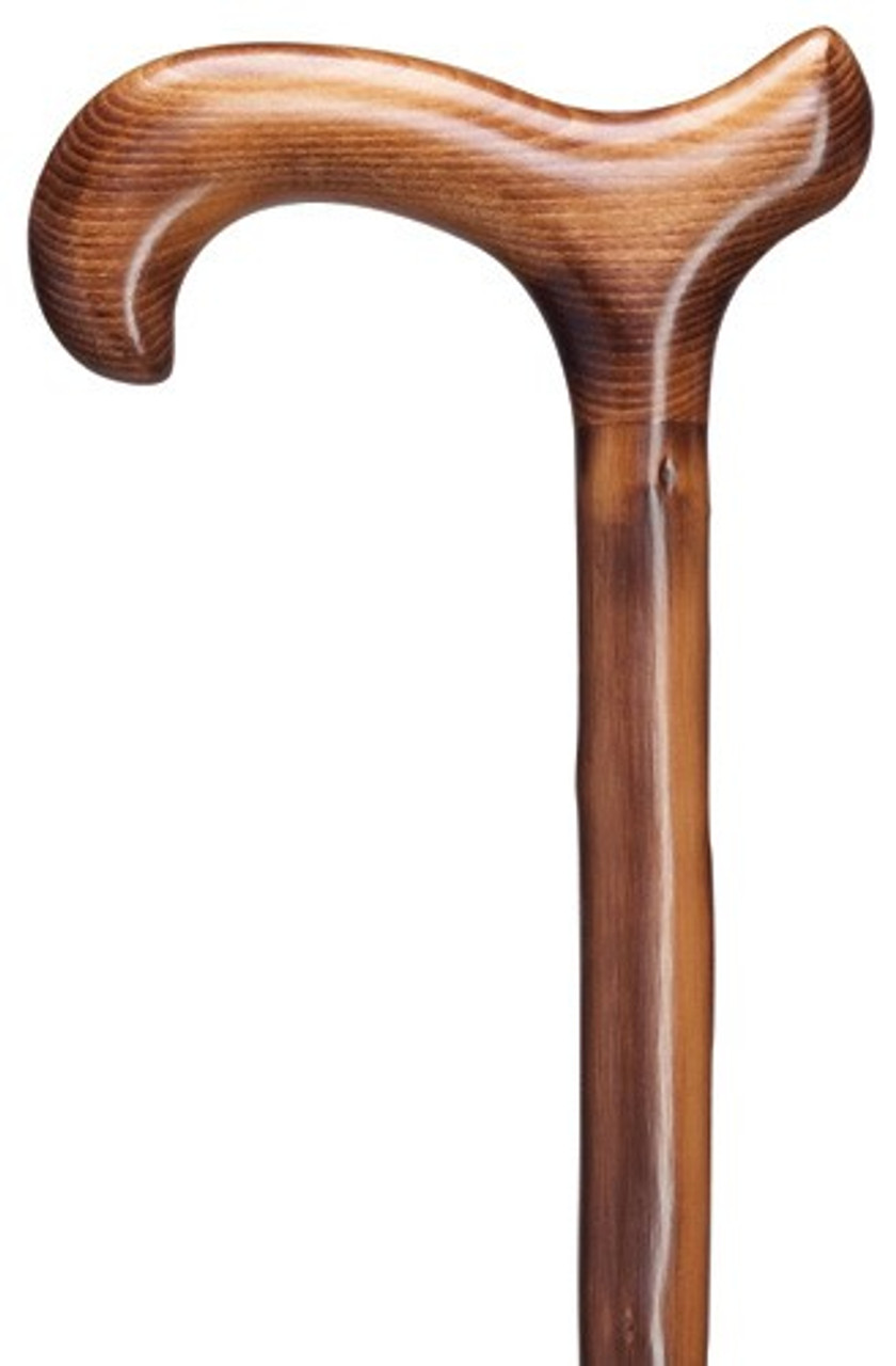 Men's Natural Chestnut Wood Walking Cane - Exquisite Canes