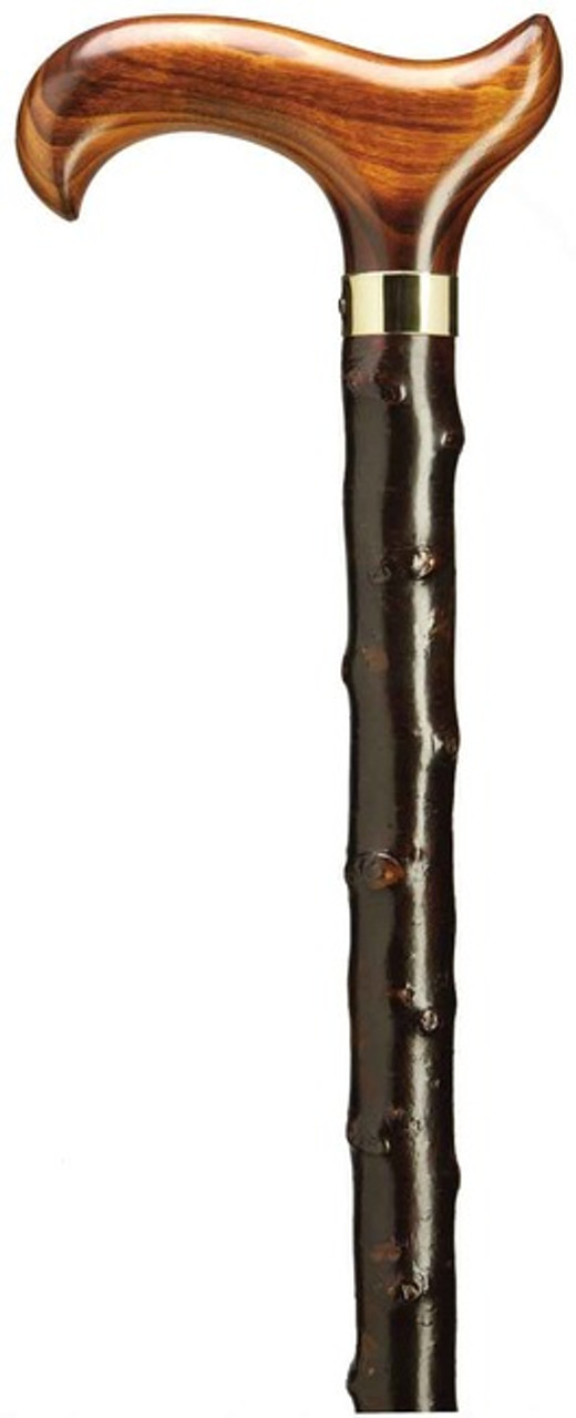 Men's Irish Blackthorn Country Derby Handle Walking Cane