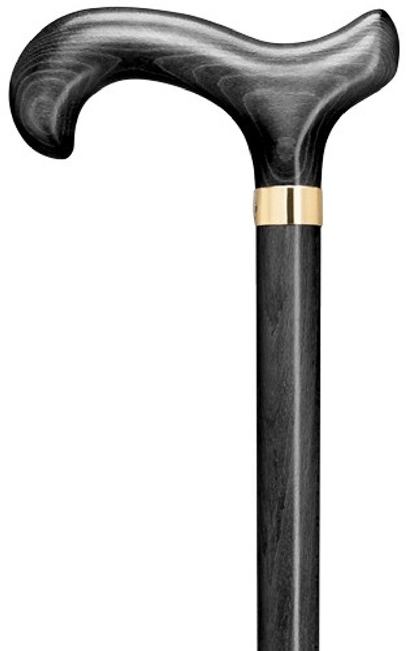 Men's Extra Tall Super Strong Black Hercules Derby Handle Walking Cane  Supports 500 lbs