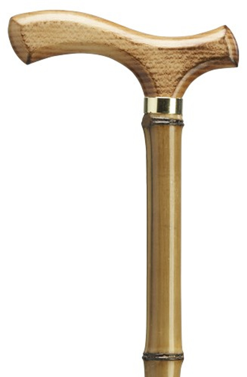 Bamboo Fritz Handle Walking Cane - Exquisite Canes