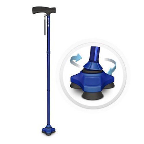 Hurrycane Freedom Edition Adjustable Folding Self Standing Tip Cane