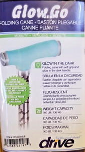 Drive Medical Cane With Glow In The Dark Grip Handle And Tip Drive Medical Cane With Glow In The Dark Grip Handle And Tip