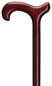 Burgundy Derby Handle Walking Cane Burgundy Derby Handle Walking Cane