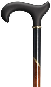 Mens Soft Touch Two Tone Brown Tease Walking Cane Mens Soft Touch Two Tone Brown Tease Walking Cane