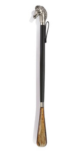 Nickel Plated Black Stallion Shoehorn from Spain Nickel Plated Black Stallion Shoehorn from Spain
