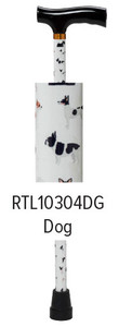 Dog Print Aluminum Adjustable Folding Cane Dog Print Aluminum Adjustable Folding Cane