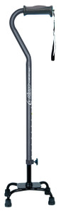 Airgo Comfort-Plus Adjustable Quad Canes, Small Base-Black Airgo Comfort-Plus Adjustable Quad Canes, Small Base-Black
