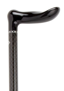 Wide Handle Black Carbon Fiber Triple Wound Adjustable Walking Cane Wide Handle Black Carbon Fiber Triple Wound Adjustable Walking Cane