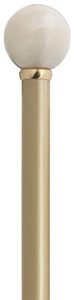 Ivory Ball Handle Champagne Shaft Walking Stick Ivory Ball Handle Champagne Shaft Walking Stick