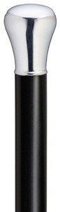 Sterling Silver Cap Ebony Wood Walking Cane Sterling Silver Cap Ebony Wood Walking Cane