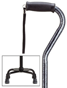 Black Granite Quad Cane Black Granite Quad Cane