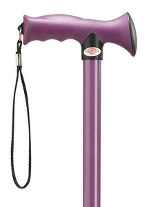 Ladies Ergonomic Handle Dark Pink Cane Ladies Ergonomic Handle Dark Pink Cane