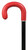 Abbey Road Italian Calf Leather Red Snake Crook Handle Cane Abbey Road Italian Calf Leather Red Snake Crook Handle Cane