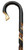 German Chestnut Wood Carved Spiral Shepherd's Crook Walking Cane German Chestnut Wood Carved Spiral Shepherd's Crook Walking Cane