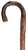 Men's Genuine Congo Chestnut Crook Walking Cane