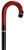 Slashed Nose Crook Handle Cane- Red Tango Slashed Nose Crook Handle Cane- Red Tango