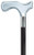 Men's Lucite Derby Handle-Black Shaft Walking Cane Men's Lucite Derby Handle-Black Shaft Walking Cane