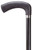Men's Black Opera Handle Walking Cane