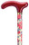 Ladies Primrose Floral Walking Cane