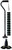 Essential Medical Houndstooth Offset Handle Cane