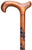 Ladies Triple Twist Spiral Derby Handle Walking Cane