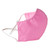 Washable and Reusable Fitted 3 Ply Cloth Face Mask-Pink