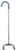 Extra Tall Aluminum Adjustable Crook Handle Quad Cane Extra Tall Aluminum Adjustable Crook Handle Quad Cane